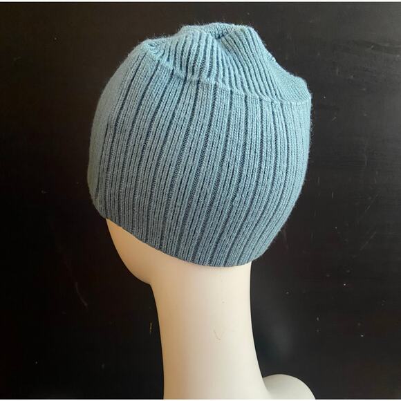 DIESEL Blue Knit Skull Cap Beanie sz OS - Picture 4 of 8